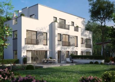 Bauhaus-Doppelhaus Ala mit Terrasse und Erker