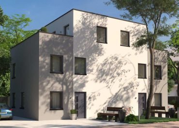 Staffelgeschoss-Doppelhaus als Bauhaus - Pretium