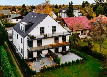 Vogelperspektive Fünffamilienhaus in Pankow