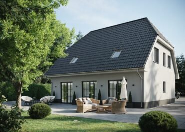 Grundriss Einfamilienhaus mit 180 qm und fünf Zimmern