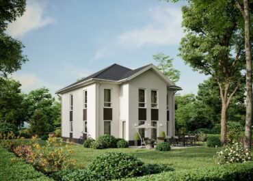 Grundriss Stadtvilla mit 130 qm und 5 Zimmern