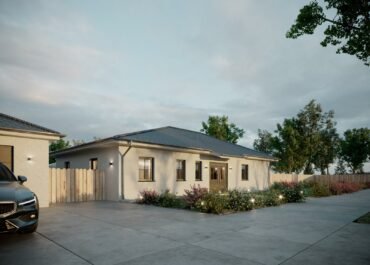 Simplex: Mediterraner Winkelbungalow